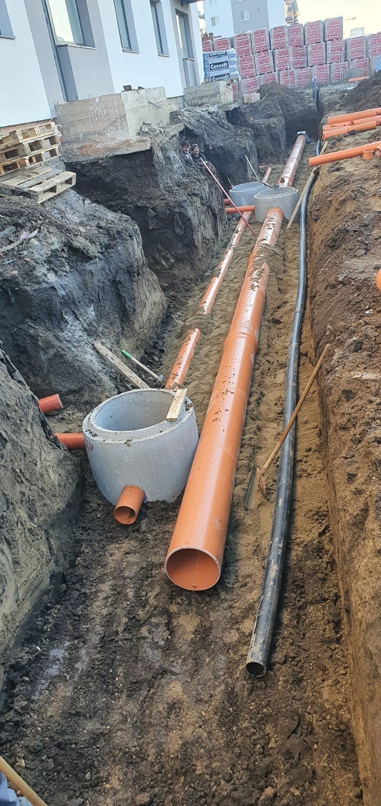 Brasov - retele exteriare Complex locuinte Mozaic — proiect retele apa si canalizare